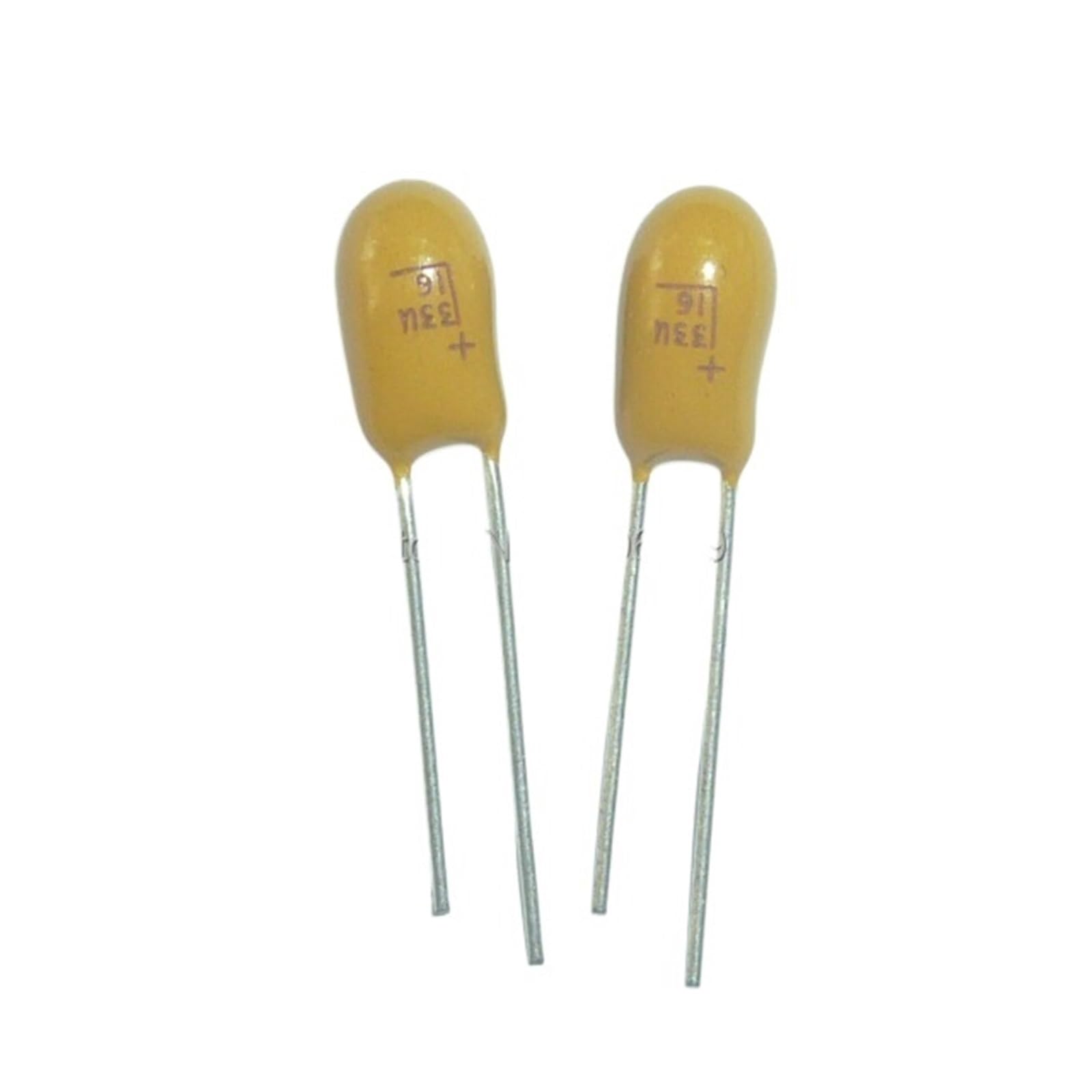 50pcs 16V33uF 33uF 16V 336 Dip Radial Tantalum Capacitor