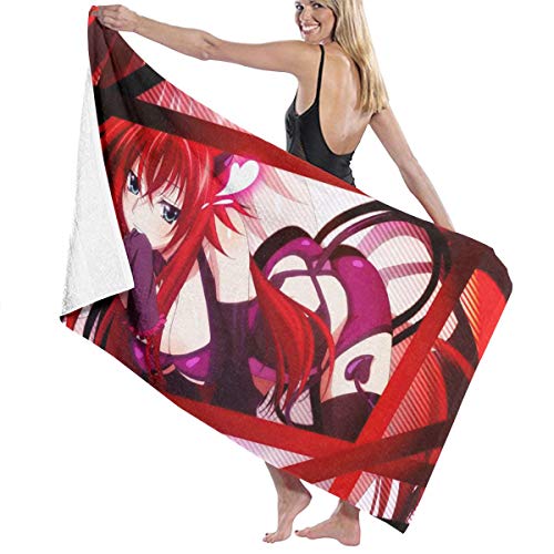 CHAOWHG Anime Beach Towel Ultra Soft Bath Towels Pool Towels for Sports Travel