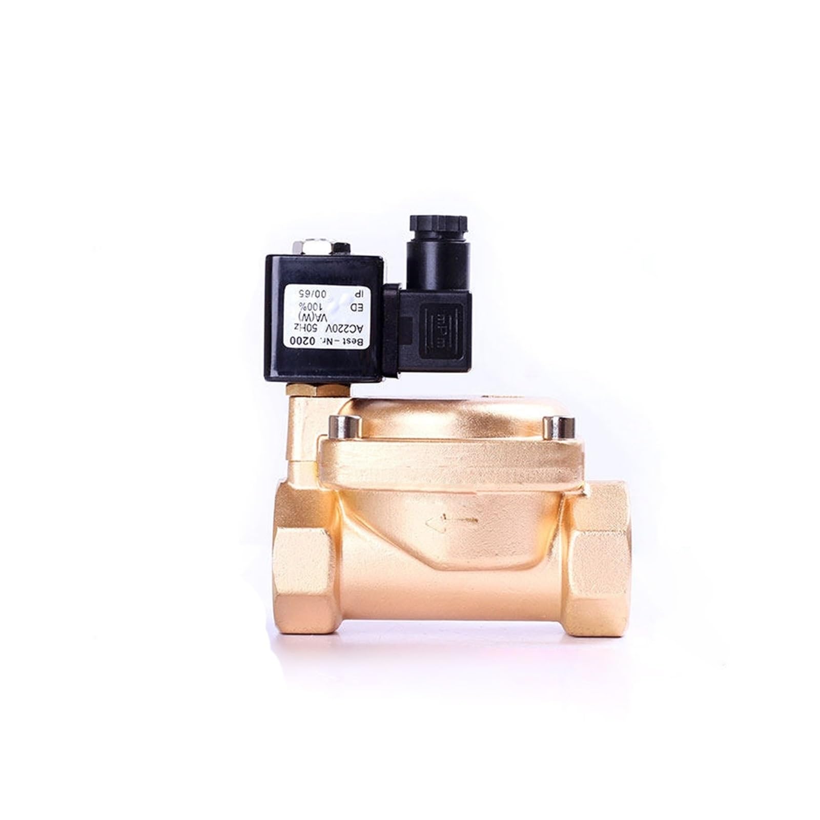 1-1/4" Brass High Pressure Solenoid Valve 110V 24V 12V 24v Normally Closed(G-380V-NBR-SEAL)