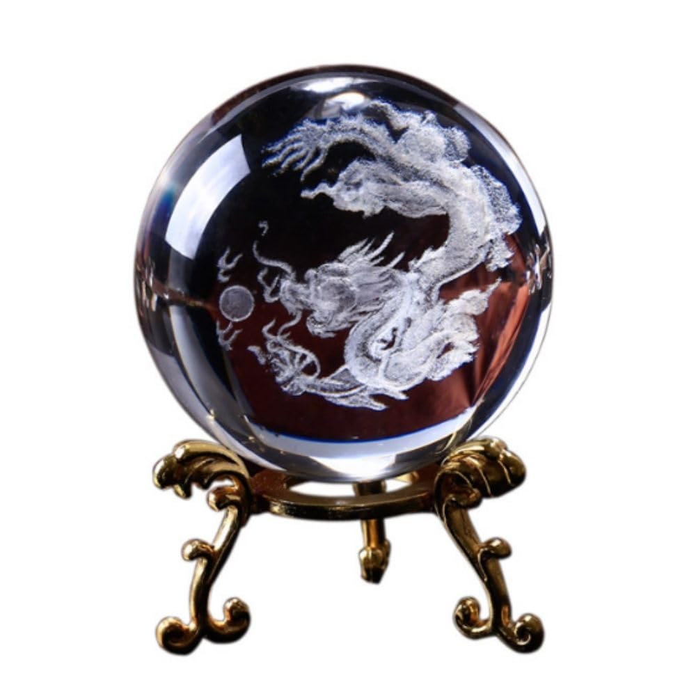 ドームフランス 本体新品同様 竜 龍 辰 ドラゴン 水晶玉 クリスタルガラス ドームフランス 本体新品同様 竜 龍 辰 ドラゴン 水晶玉