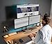 VIVO Triple LCD Monitor Desk Mount Stand Heavy Duty and Fully Adjustable, 3 Screens up to 30 inches STAND-V003T
