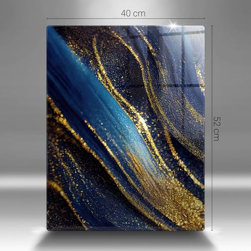 Accessoires de cuisine Wallfluent planche à découper induction 40x52 grand format bleu