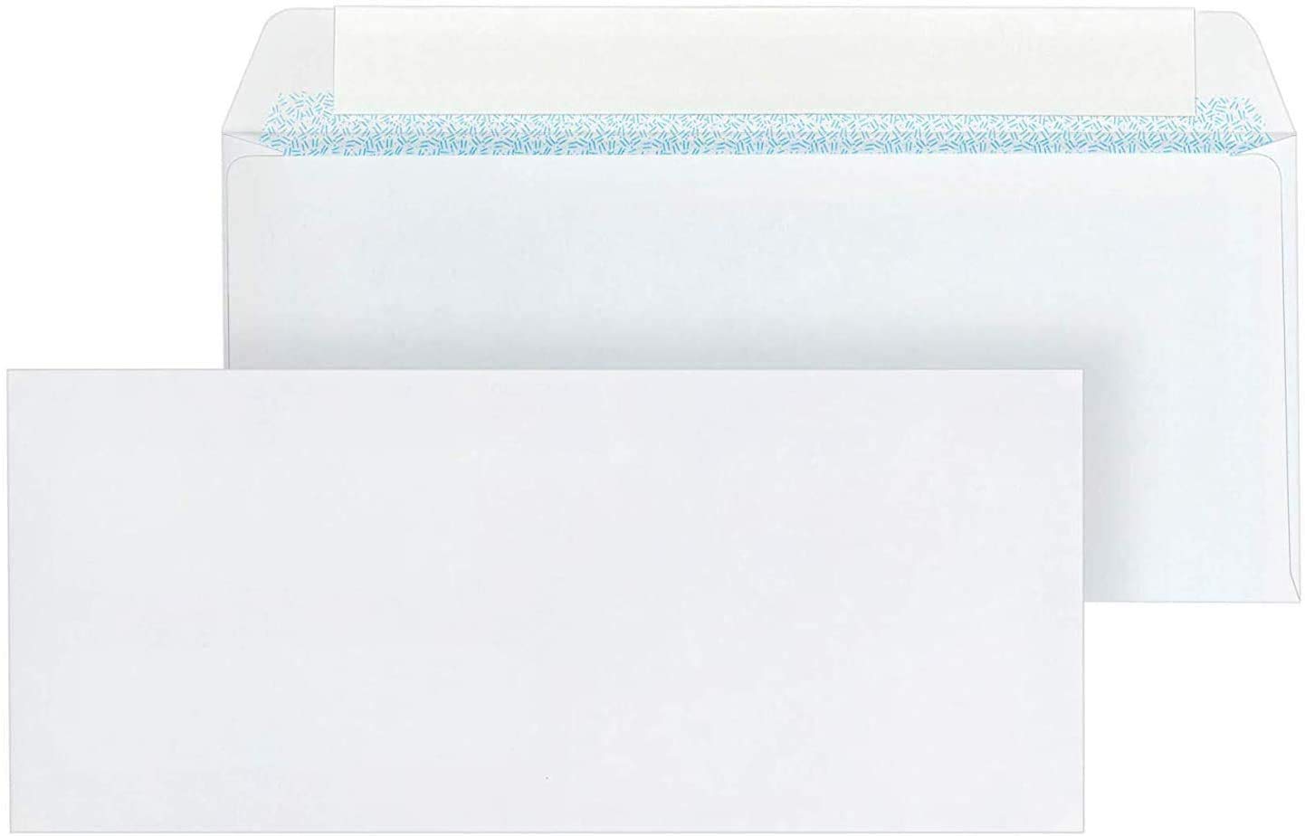 Mead 75026 - Confezione da 2 buste di sicurezza, con chiusura a pressione, 10 x 20,3 cm, colore: bianco