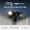 Ring Floodlight Cam Wired Plus | Outdoor Security Camera 1080p HD Video, LED Floodlights, Siren, Wifi, Hardwired | alternative to CCTV system | 30-day free trial of Ring Subscription | Black
