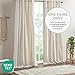 INK+IVY Imani 100% Cotton SINGLE PANEL Curtain Tufted Chenille Stripe Geometric Print Mid-Century Look Rod Pocket Top Drape for Living Room, Privacy Window Treatment for Bedroom, 50