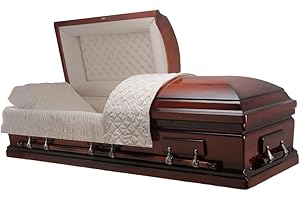 Overnight Caskets Royal Poplar Wood Funeral Casket