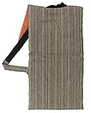 なぎそねこ 南木曽ねこ 婦人用 (縦縞 ベージュ)