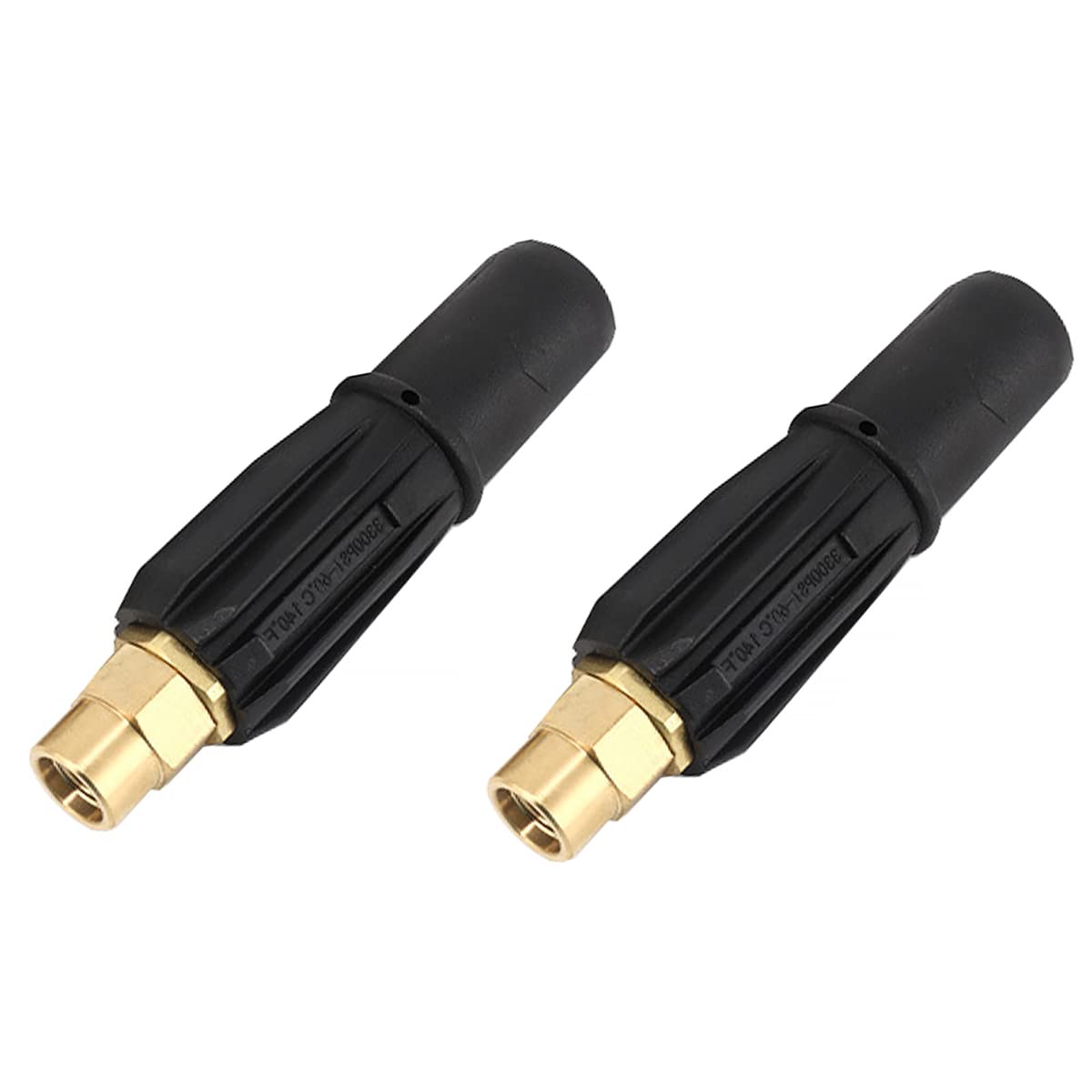 2PCS Pressure Washer Spray Nozzles, High-Pressure Water Gun Head, Copper Pressure Washer Snow Foam Nozzles for Self-Service Cleaning Machine Car Washing Machine Foaming Quick Plug (M14*1.5 Female)