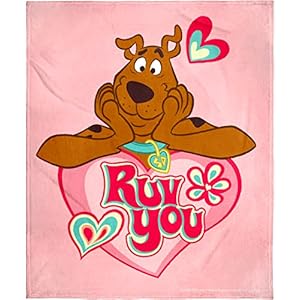 INTIMO Scooby-Doo Ruv You! Super Soft Silk Touch Throw Blanket