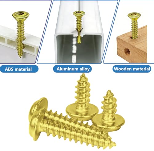 #4 #8 #10 Kit de Tornillos para Madera Phillips Truss miniatura 4