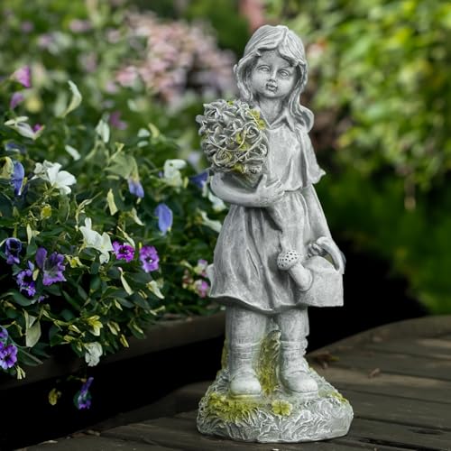 Noegrus 12.5” Solar Angel Fairy Night Garden Light Statue, Outdoor
