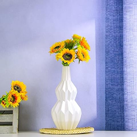 Keramikvase, große Vase, moderne Bauernhaus-Blumenvasen für Wohnkultur, Boho-geometrische Vasen für Wohnzimmer Cover