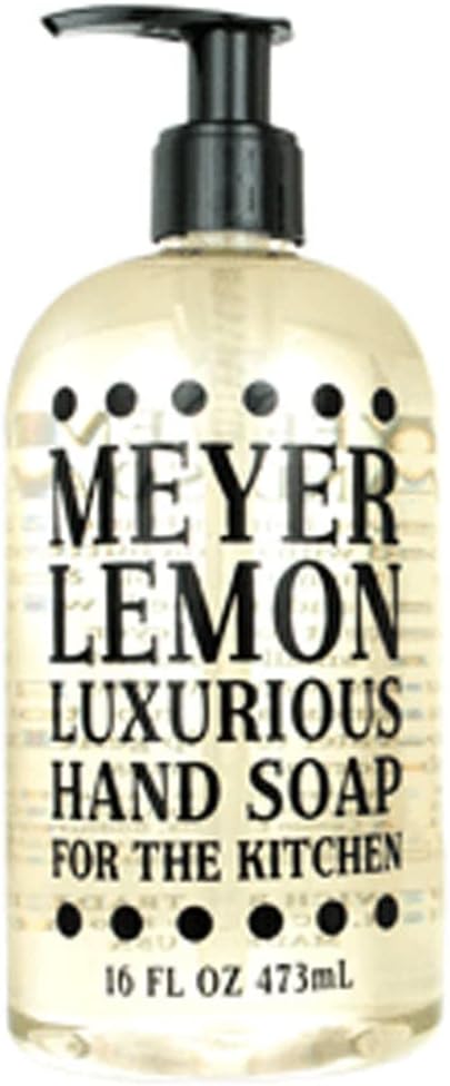 Greenwich Bay Trading Co. Luxurious Hand Soap For The Kitchen, 16 Ounce, Meyer Lemon