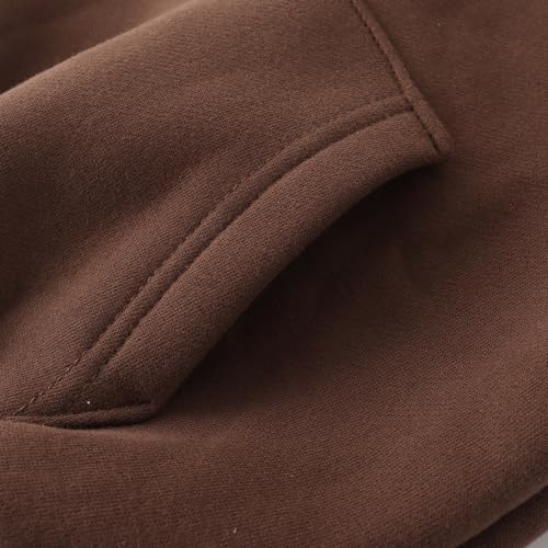 Image of Spring&Gege Youth Solid Fleece Hoodies Pullover Hooded Sweatshirts for Children (3-12 Years)