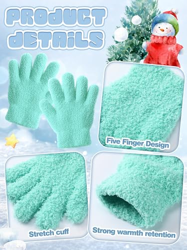 Image of Syhood 5 Pairs Kids Winter Gloves