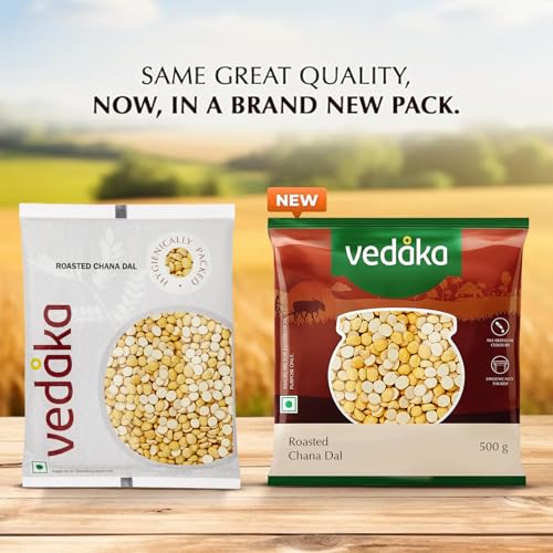 Image of Amazon Brand - Vedaka Roasted Chana Dal 500g