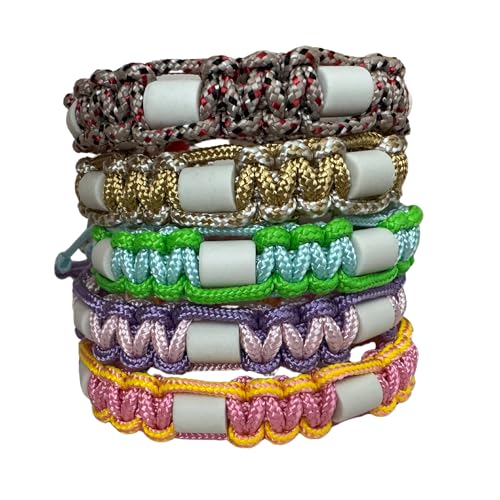 EM-Keramik Hundehalsband – 33 Farben, Zahn, Handmade in Germany, personalisierbar mit Namen & Pfötchen, Paracord Typ 2, leichte Verschlussarten, für kleine Hunde