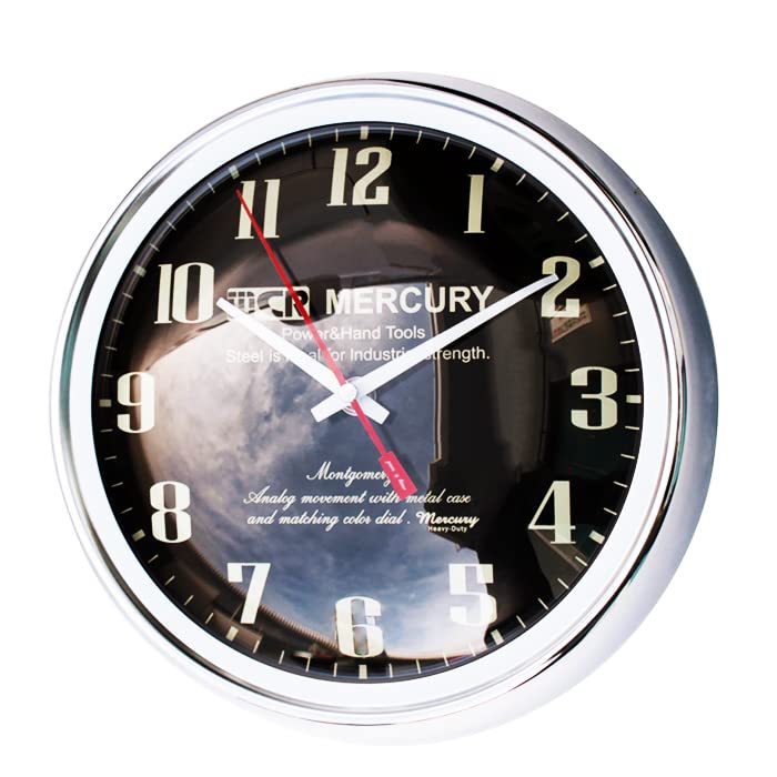 Amazon.co.jp: マーキュリー ウォールクロック モンゴメリ (52359 BK