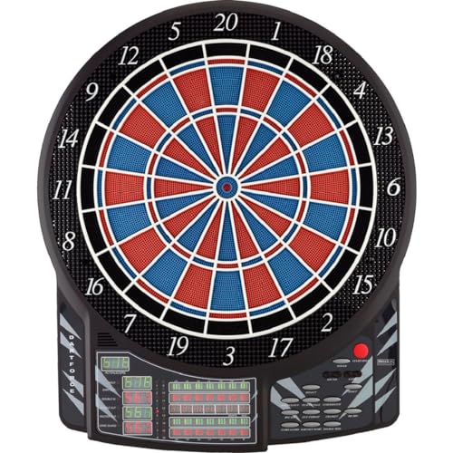 Bull's Dartforce Elektronik Dartboard/Dartscheibe/Dartautomat, Russ Bray Sound, inkl. 12 Darts