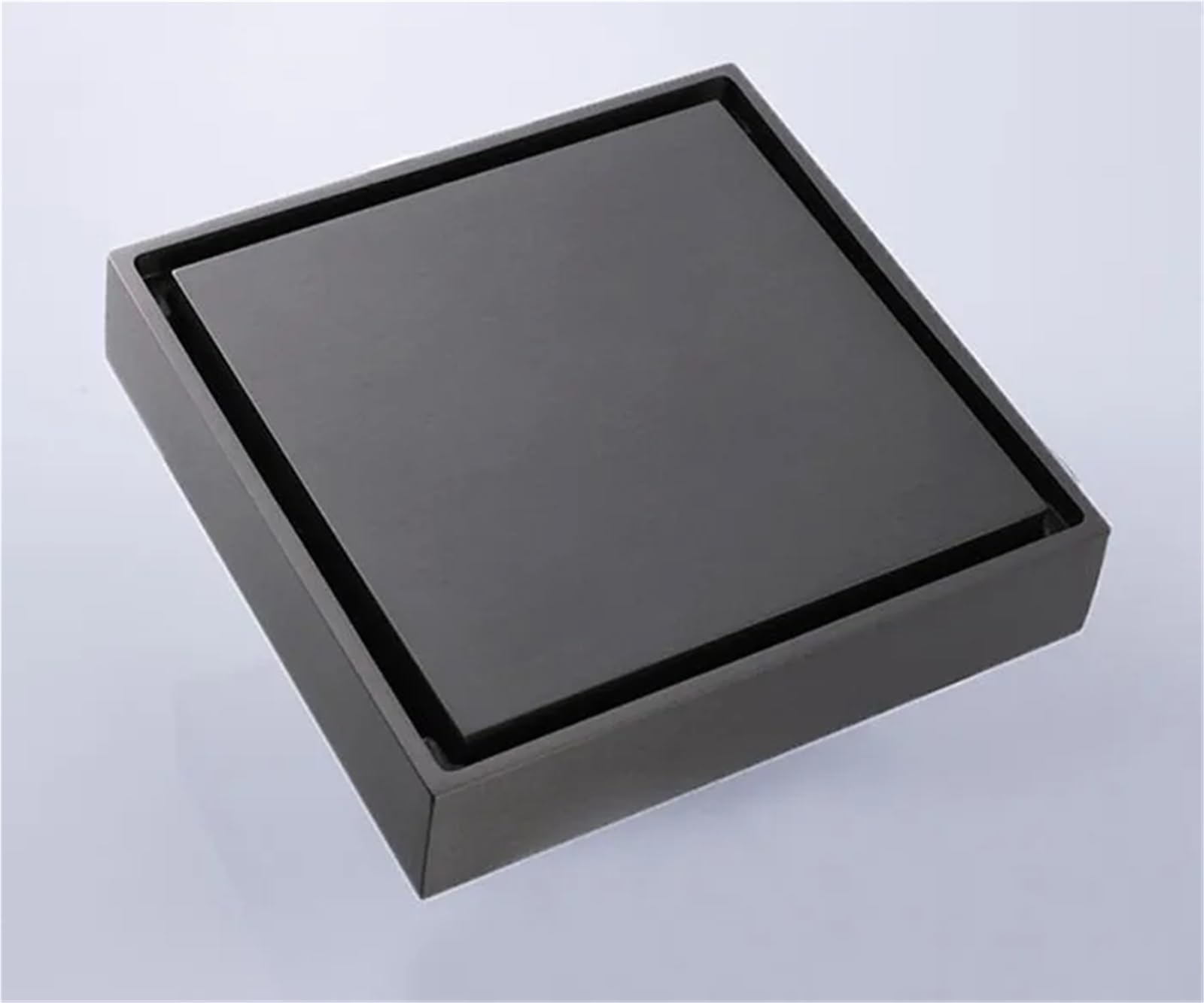 Floor Drain Brass Shower Drain Bathroom Floor Drain Tile Insert Square Anti-odor Floor Waste Grates(Color 8)