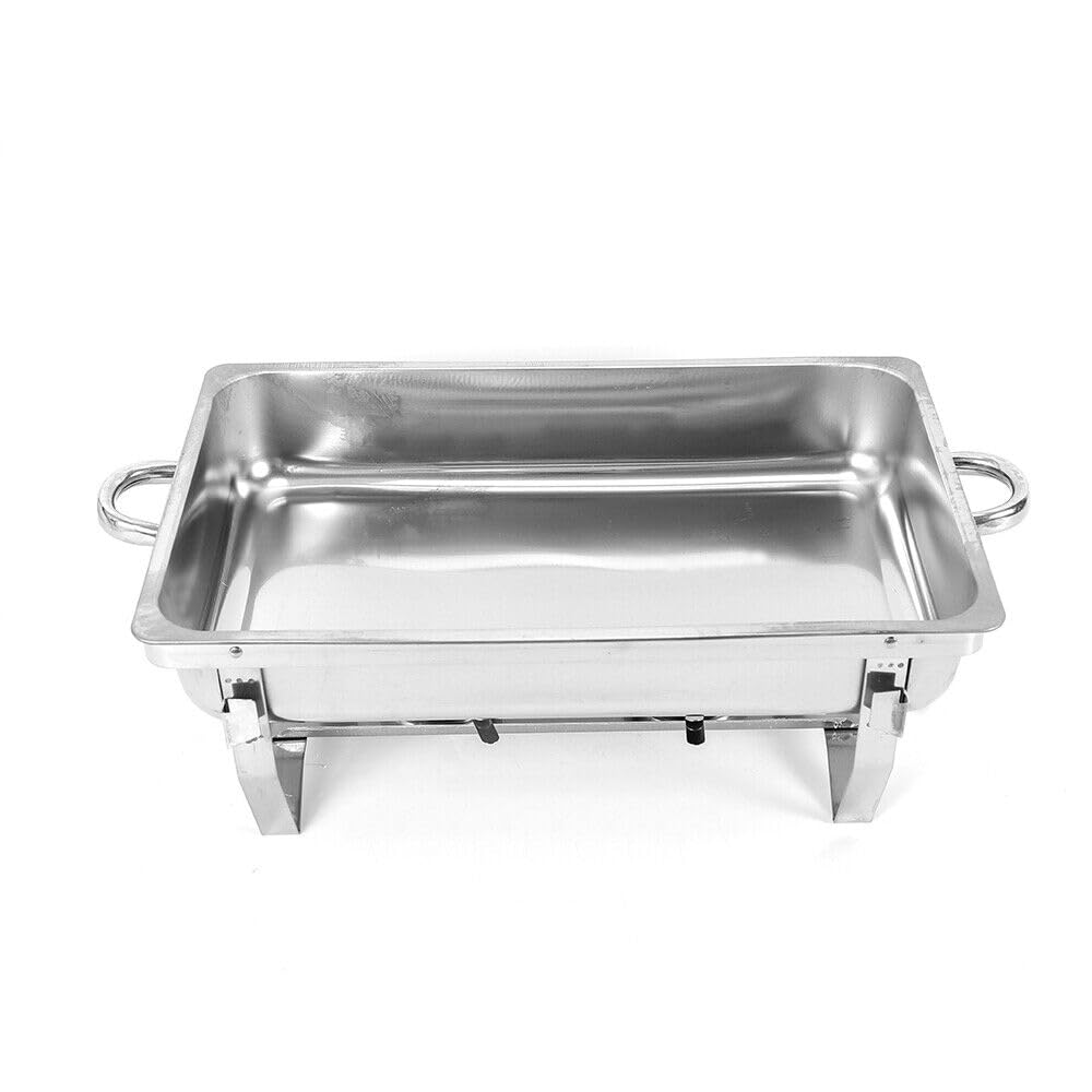 Chafing Dish 7,5 L Acero Inoxidable Calientaplatos Calentador de alimentos Buffet Recipiente para Catering Buffet Party