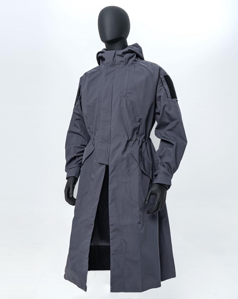 NULA TRN BAC Outdoor Herren Taktischer Trainingsmantel Für Erwachsene, Taktische Ausrüstung Jacke Kapuze Militärischer Kampf Langmantel Für Airsoft, Wandern & Rollenspiel (S)