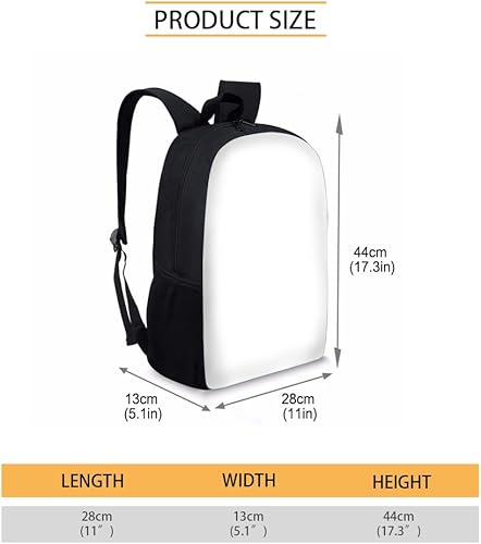 Miniatura 5 de SYtrade Mochila de animales para niñas, mochilas personalizadas para libros escolares, Amarillo pato, Mochilas de mochila