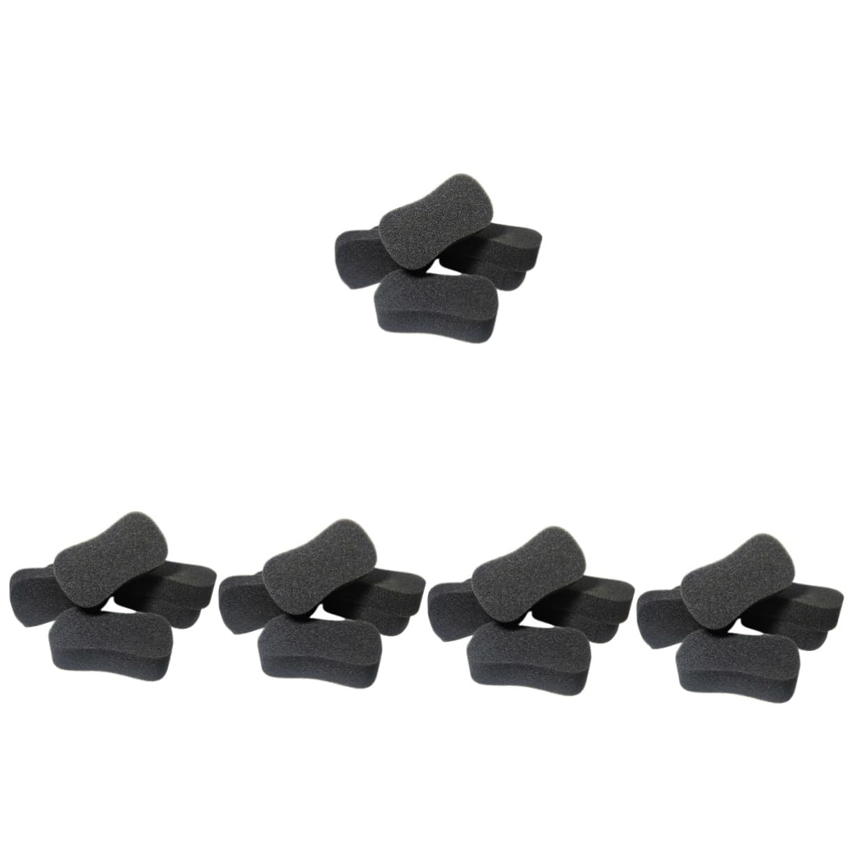 MOLUCKFU 5sets Cattle Body Cleaning Sponges Horse Grooming Supplies Bath Cleaning 5pcs*5