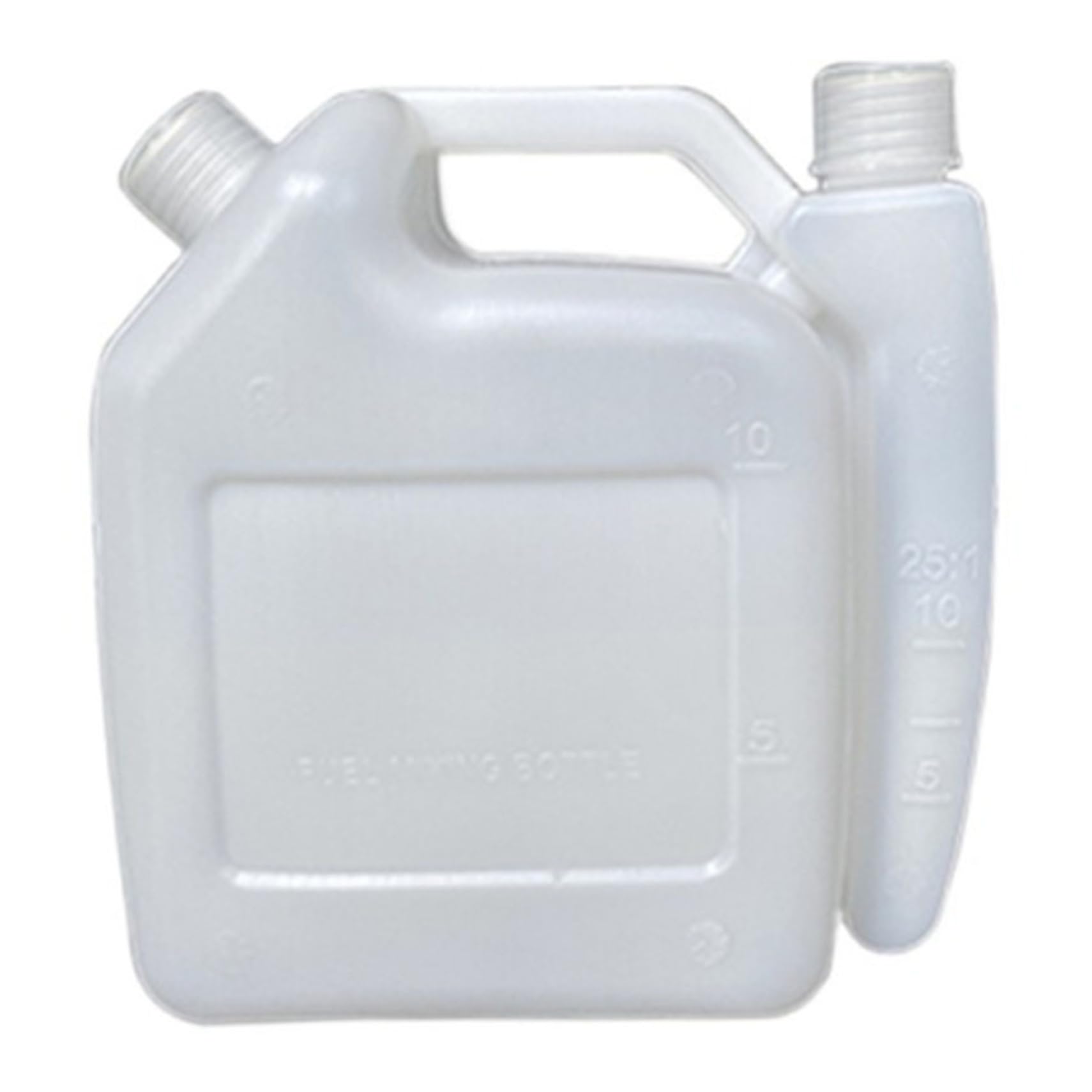 Can del gas di motosega, bottiglia di miscelazione a 2 ictus 4L CAN a gas motosega di grande capacità 25: 1/50: 1/40: 1/20