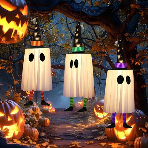 Halloween Decorations Outdoor,Set of 3 Halloween Hanging Decor with...