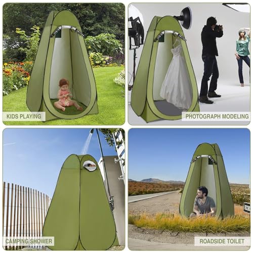 Carpa de ducha portátil GERRIT para exteriores miniatura 4