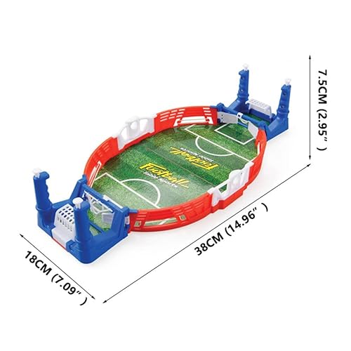 Interaktives Tisch Fußball Spiel,Tischkicker Spiele,Mini-Tischfußballspiele mit 2 Fußbälle,Tischfußballspiele Desktop Interaktives Spielzeug,Innen 2 Spieler Party Tischkicker Geschenk für Kinder
