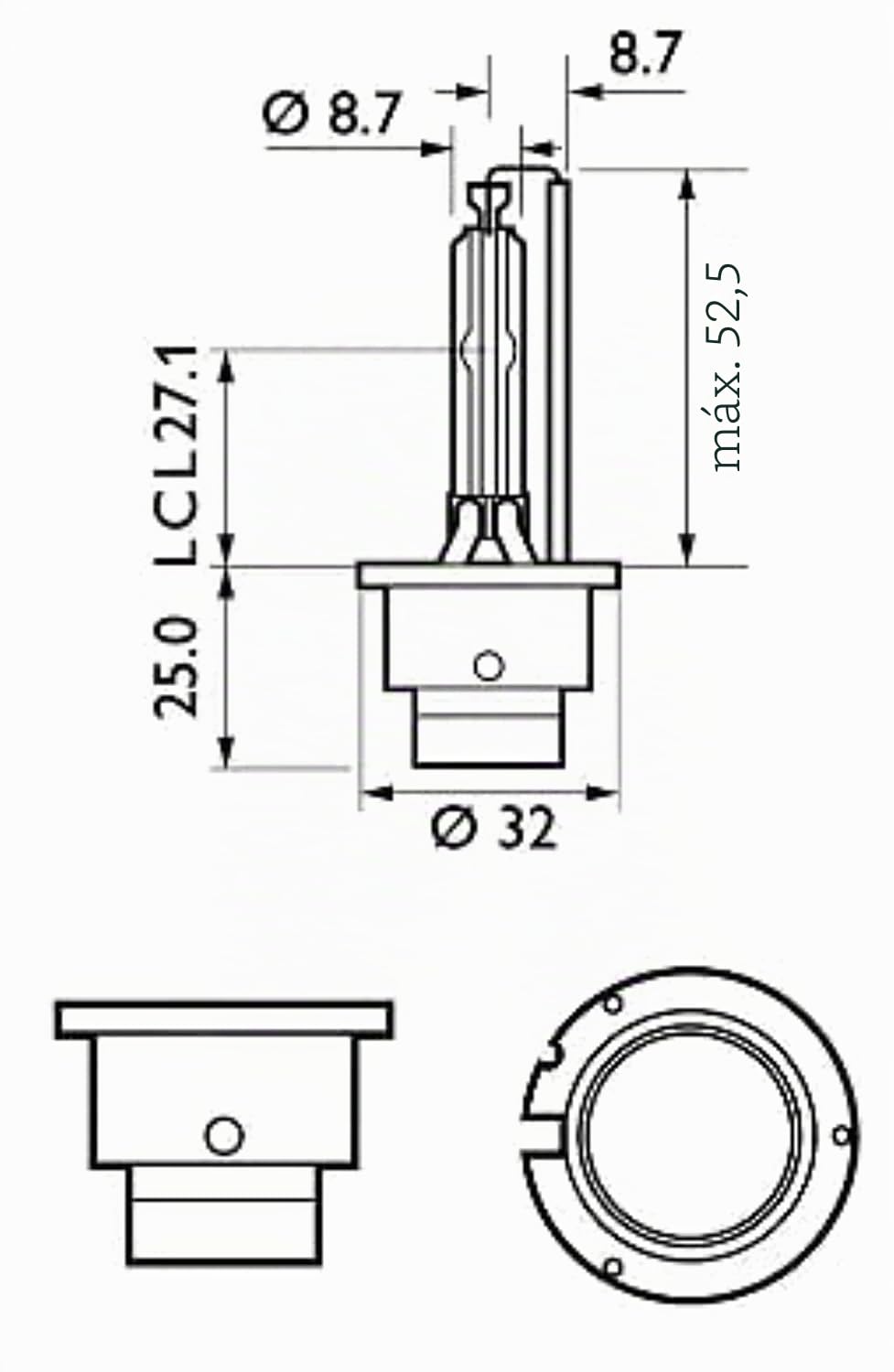 Philips MT-PH 85122XV2C1 Bombillas de Xenón