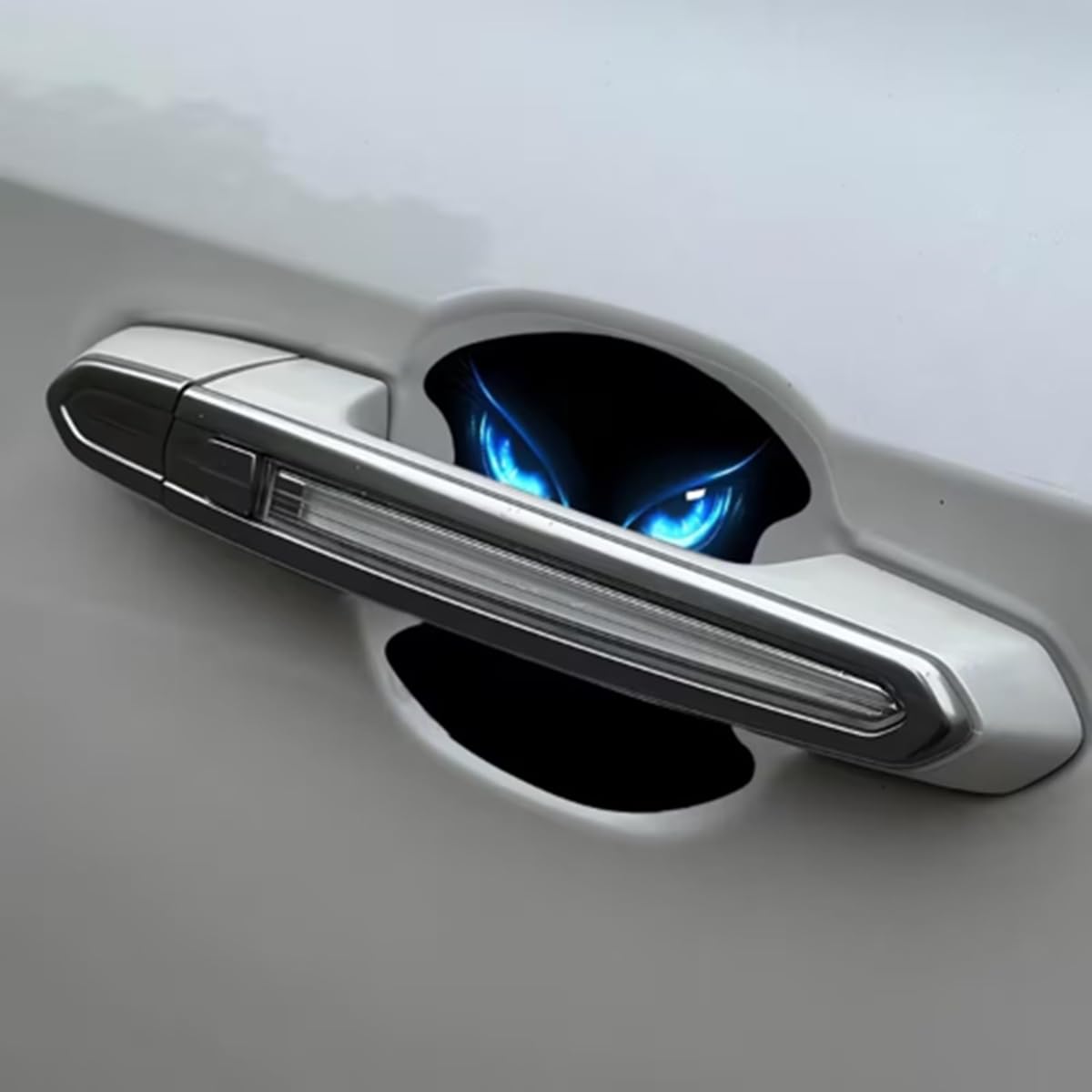 automash car door handle protector finger guard for creta n line 2026 year onwards all models car pu anti-collision handle scratch protector for all cars (black & blue)