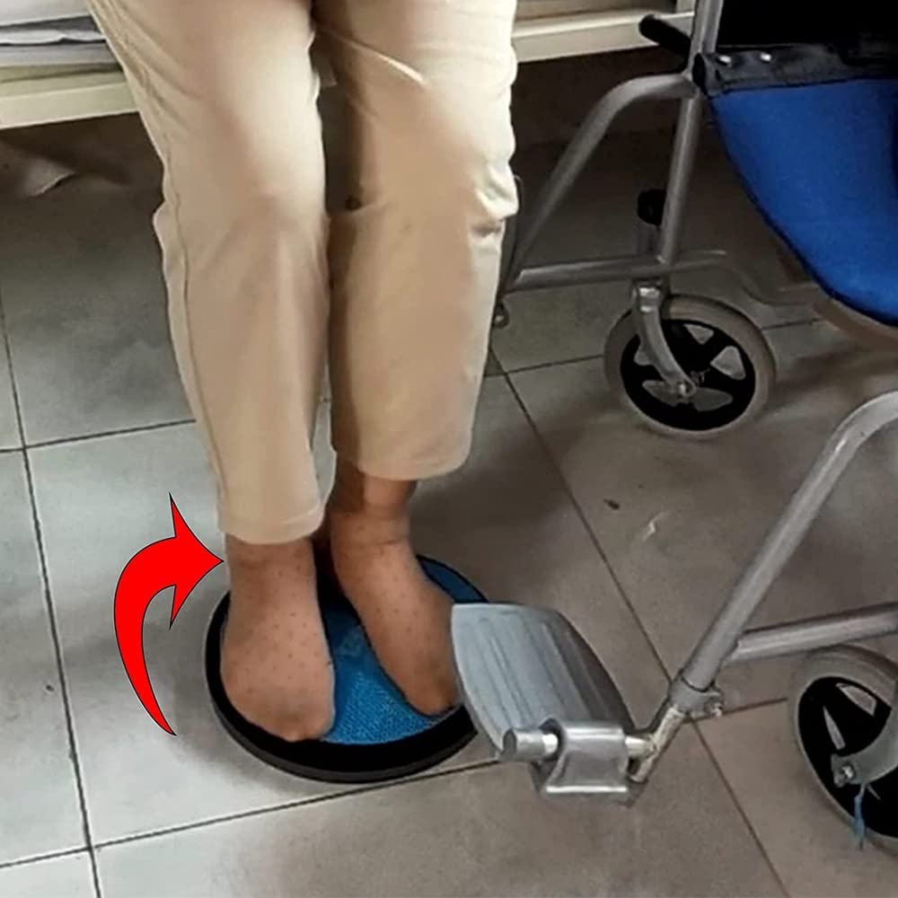 REMEK Disco De Transferencia, 360° Disco De Pivote De Tabla De Transferencia De Pacientes Antideslizante Disco Asistido por Hemiplejia para Ancianos Discapacitados