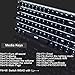 immagine 3FELICON Ajazz AK33 Tastiera da Gioco Meccanica cablata, LED retroilluminato Bianco 82 Tasti Tastiera Giocatore E-Sport per dattilografi da Ufficio Che Giocano (Interruttore Nero, Nero)