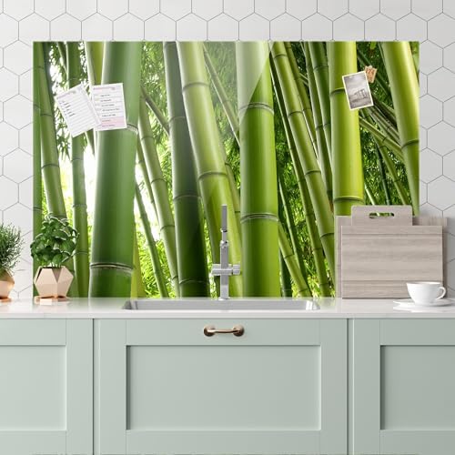 Panneau mural vert tableau magnétique pour protéger des graisses de cuisson - 3