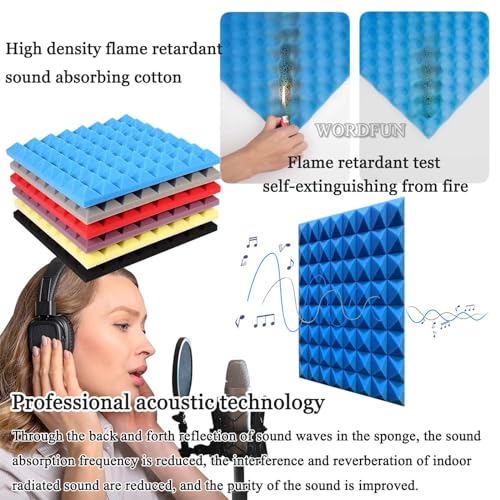 Home studio booth 80cm contre l'écho de pièce pour microphone