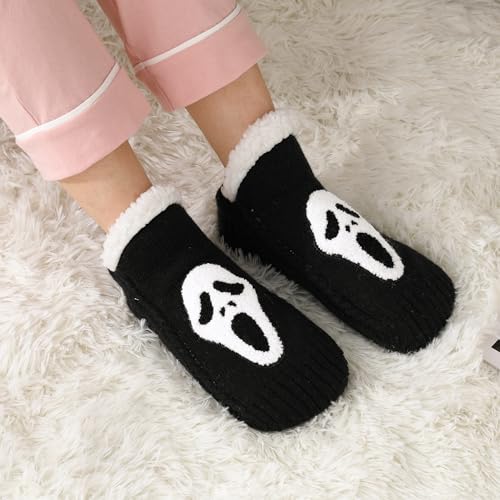 Image of ZYZX Cute Funny Slipper Socks for Women with Grips,Fuzzy Socks Indoor