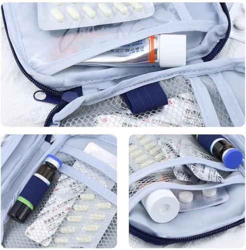 Image of Tactine Emergency Mini Small First Aid Kit Travel Pouch Medicine Storage Bag for for Outdoor Camping Hiking Travel Emergency，Multifunction Emergency Medicine