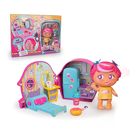 The Bellies From Bellyville - Biggie Yumi Yummy Tooth House, Hermana Mayor de bebés Bellies y casa de Dientes, se Les hincha la Tripa al Comer, Juguete para niñas y niños +3 Años, Famosa (700017399)