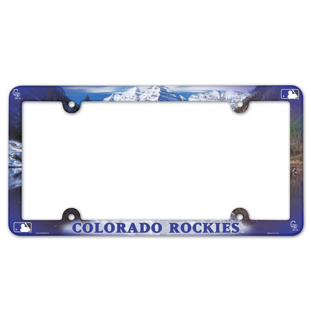 WinCraftMLB License Plate with Full Color Frame