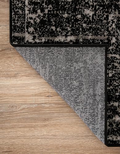 Tapete Monte Carlo 5' x 8' Negro miniatura 6
