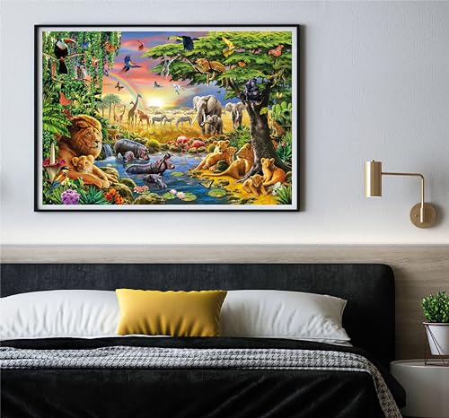 Puzzle 2000 pièces : Le Rassemblement Africain Clementoni Puzzles - vue 6