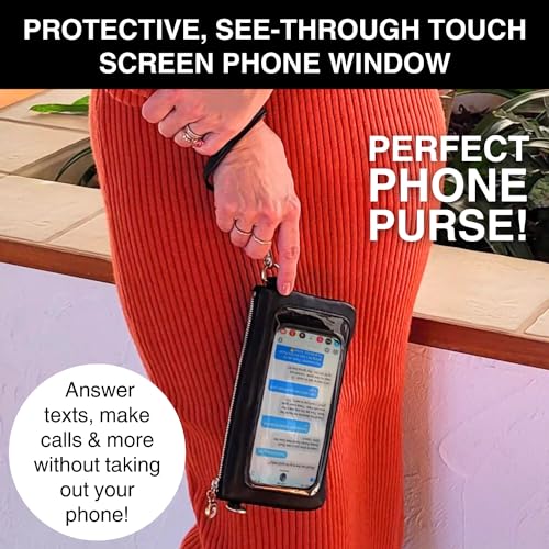 Image of Save the Girls Cell Phone Purse - Touch Screen Women's Crossbody Bag - Clutch Purses for Women (Bella)