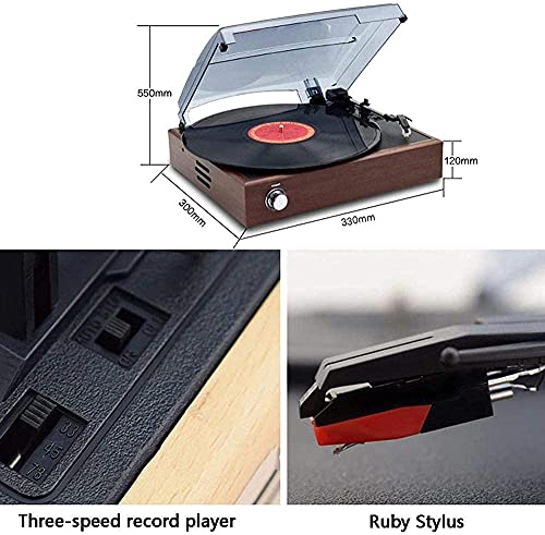 Tourne-Disque Vinyle Tourne-Disque Bluetooth à 3 Vitesses entraîné par Courroie Tourne-disques rétro Vintage Haut… - Les Beatles, Paul McCartney, John Lennon, RIngo Starr, George Harrison Tourne-Disque Vinyle Tourne-Disque Bluetooth à 3 Vitesses entraîné par Courroie Tourne-disques rétro Vintage Haut… – Image 6