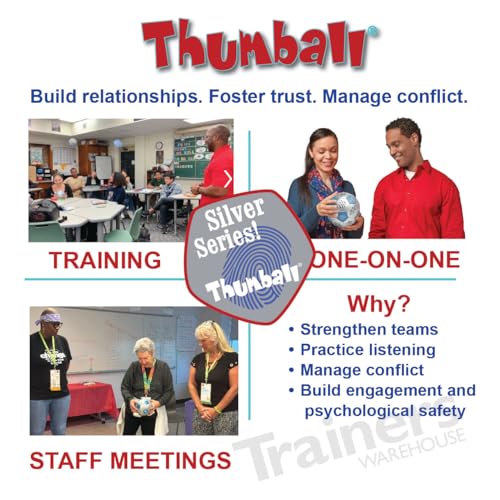 Image of Trainers Warehouse 6 inch Thumball Collection, 32 Prompts for Conversation, Team Building, Relationship and Training