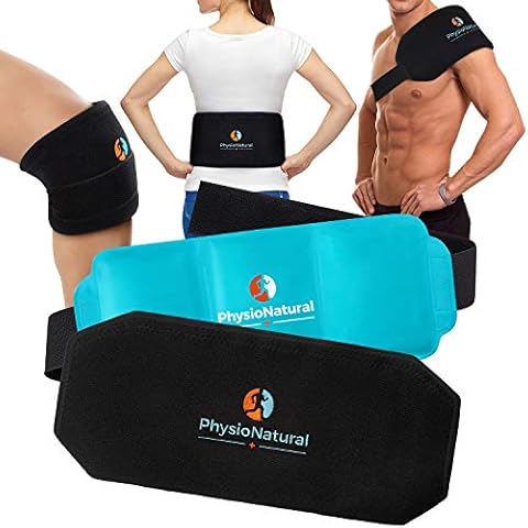 Cold Therapy Reusable Gel Pack with Secure Wrap for Instant Relief of Back Pain, Sore Shoulders, Swollen Knees - Ideal for Injuries, Arthritis, Sprains, Aches, and Surgery Recovery Cover