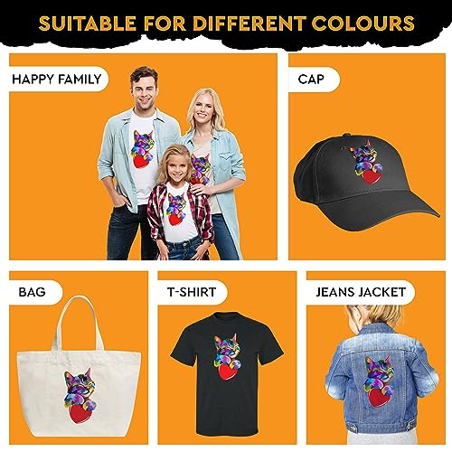 Panoysa Upgraded Dtf Transfer Film 8.5 X 11 In | 35 Sheets Dtf Transfer Film For Sublimation Transfer Paper For T Shirts Double Sided Matte Finish Transfer Paper Direct To Film |+100 Vectors Included #TOP5