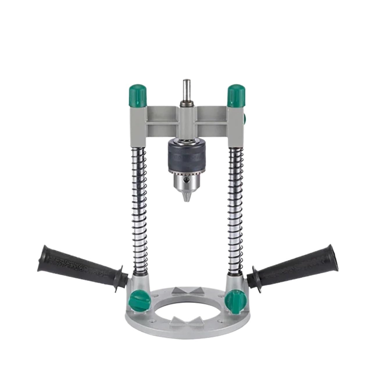 Soporte de taladro eléctrico manual de 1,5mm-13mm, guía de perforación Vertical ajustable, posicionador, guía de ángulo recto, soporte localizador de agujeros(2 Handles with cover)